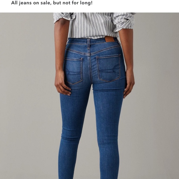 American Eagle Next Level Stretch Jeggings. Women’s size 12 Long - Picture 2 of 4